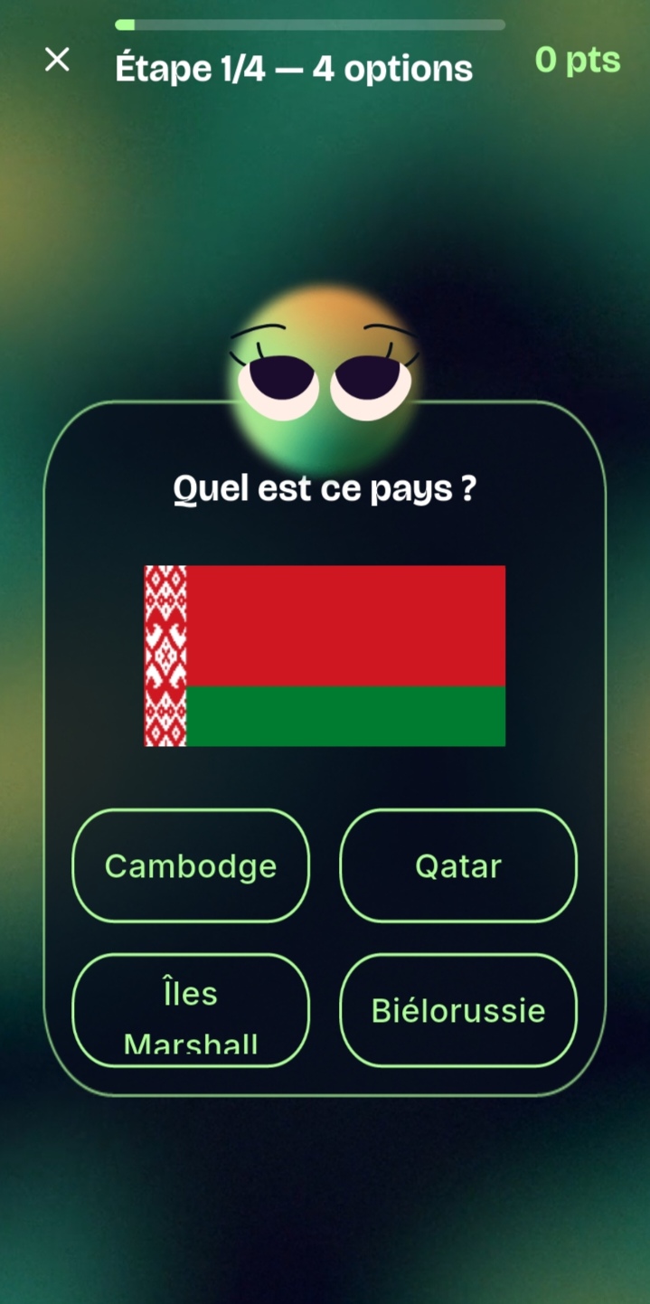 Quiz drapeaux du monde